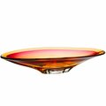 Kosta Boda Vision Dish - Pink-Amber 7071001